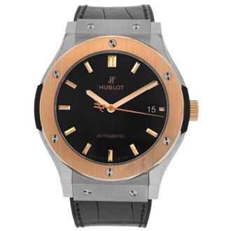 Hublot Pre-owned Hublot Classic Fusion Automatic Black Dial Mens Watch 1181.LR