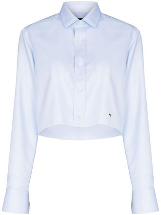 HommeGirls Cropped blouse - Blauw