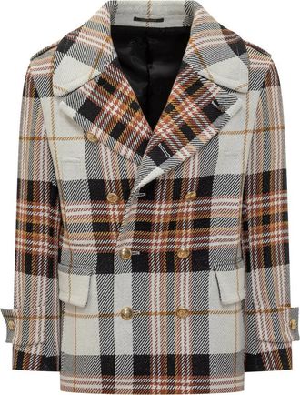 Gabriele Pasini Gabriele Pasini Double-Breasted Checkered Jacket