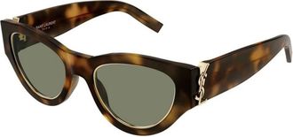 Saint Laurent Dames, Accessoires, Bruin, Maat: 52 MM Nylon