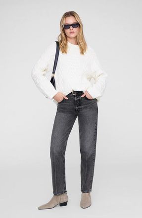 Anine Bing Louie Sweater in Ivory at Nordstrom, Size X-Small