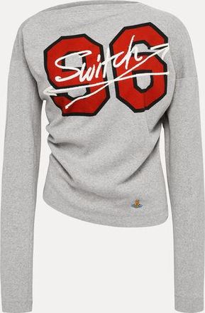 Vivienne Westwood 96 Switch Long Sleeve Hebo Top Rib Jersey Grey XL Unisex