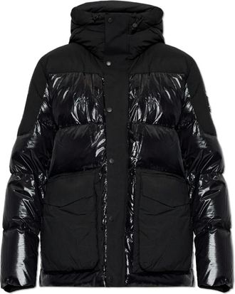 Moose Knuckles Jassen, Heren, Zwart, S, Nylon, Briar 3Q Puffer