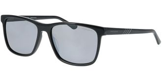 Jaguar 37182 Polarized 8840 Mens Sunglasses Black Size 57