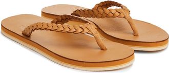 Hari Mari Meadows Braided Flip Flop in Hazelnut at Nordstrom, Size 11