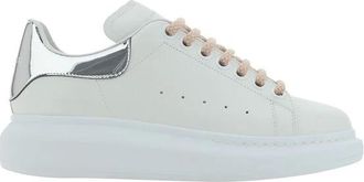 Alexander McQueen Alexander McQueen, Sneakers, female, White, Size: 5 US Sneakers with Mirror Detail and Platform Sole