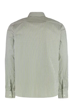 HUGO BOSS Mens Slim Fit Cotton Oxford Shirt Green