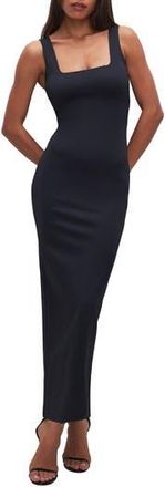 Good American Sculpting Modern Tank Maxi Dress in Black001 at Nordstrom Rack, Size Xx-Large