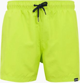 Regatta Mens Regatta Mens Mawson II Swim Shorts - Wild Lime Navy - Size: 37/36/32