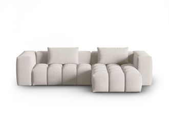 CXL by Christian Lacroix Sof&aacute; esquinero modular derecho 3 plazas de tejido estructural beige