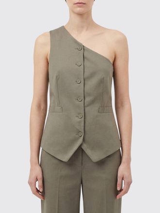 Federica Tosi Single Breasted Canvas Waistcoat