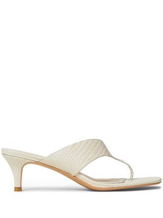 Twin-Set 60mm thong-style sandals - White