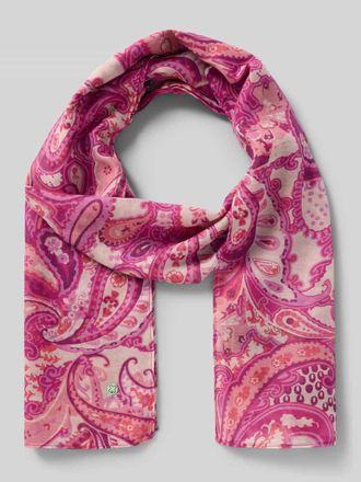 Codello Schal mit Label-Detail in Pink, Gr&ouml;&szlig;e 1