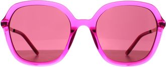 Benetton Rond Dames Melkachtig Paars Rood BE7039