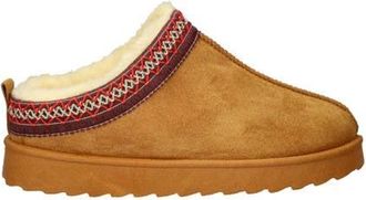 Nelson Home su&egrave;de pantoffels cognac