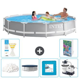 Intex Piscina Prism Frame Redonda - 366x76 Cm - 7-piezas S159