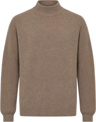 Daniele Fiesoli Coltrui - Heren - Coltruien - Beige - L - Wol - Truien & Vesten