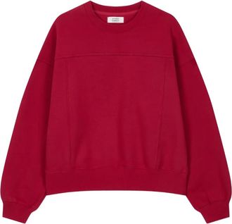 TOMBOY Sweater met fleece voering - Rood
