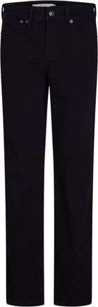 Levi's Dames 712 Slim-fit jeans met randstiksels (De nacht is zwart)