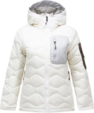 Peak Performance Helium Utility Down Hood Daunenjacke f&uuml;r Damen | wei&szlig;
