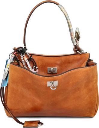 Balenciaga Rodeo kleine shopper - Bruin