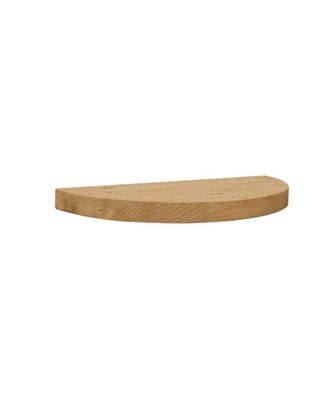 Deco Wood Mesita de noche de madera maciza flotante tono medio de 3,2x40cm