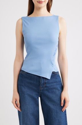 Reformation Hudson Knit Tank in Skyline at Nordstrom, Size X-Large