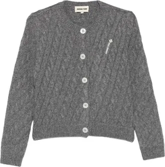 Shushu/Tong Cardigan a trecce - - Knitwear - Donna - Grigio - XS
