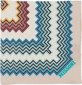 Missoni Foulard in Seta Missoni - - Accessories - Donna - Multicolore - ONE SIZE