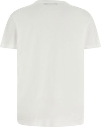 Dolce & Gabbana Logo-Print Cotton T-Shirt - White