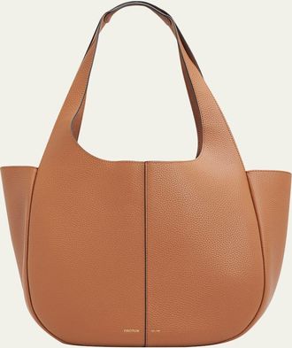 Oroton Emilia Pebbled Leather Tote Bag