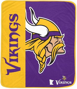 Pegasus Sports Minnesota Vikings Nfl Team Logo Soft Fleece Throw