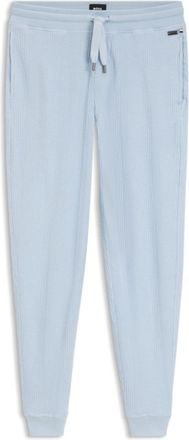 BOSS Cotton-blend sweatpants with waffle structure
