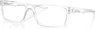 Oakley 57mm Rectangle optical glasses in Transparent at Nordstrom