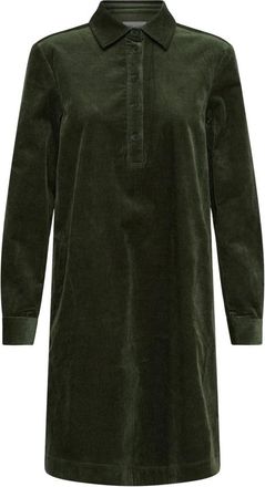 Part Two Corintha PW Jurk - Dames - Shirt Kleedjes - Groen - 3XL - Katoen - Kleedjes