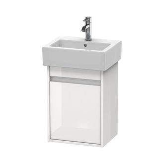 Duravit Duravit Ketho Mueble Lavabo De Pared 6630, 1 Puerta De Madera, Con Bisagra A La Izquierda, 400mm, Para Vero, Color (frente/cuerpo): Decoraci&oacute;n Roble E