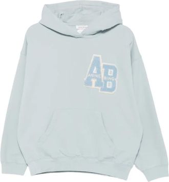 Anine Bing Harvey Sweatshirt - Dames - Hoodies - Blauw - XS - Katoen - Hoodies & sweatvesten