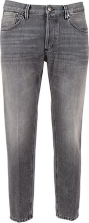 Dondup Faded Grey Brighton Curved Jeans