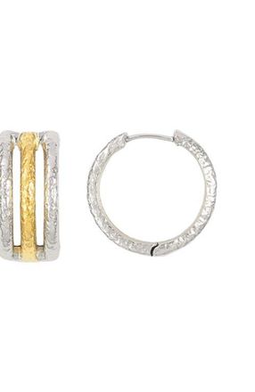 Lucy Quartermaine Multi Finish Triple Hoops in Sterling Silver at Nordstrom
