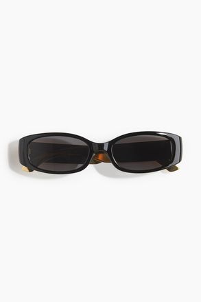 H&M Rechteckige Sonnenbrille - Schwarz