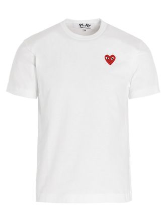 Comme Des Gar&ccedil;ons Womens Logo Patch T-Shirt