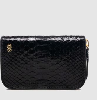 CLARIS VIROT Portefeuille Bob Python Noir
