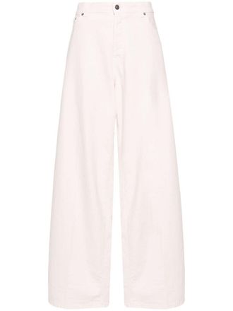 Haikure Jeans Bethany a gamba ampia - Rosa