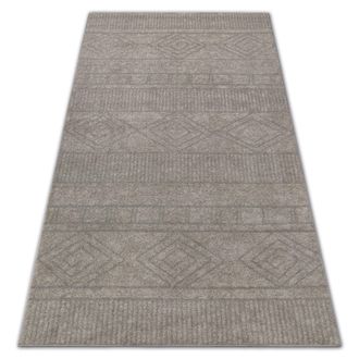 RugsX Alfombra Soft 8040 Azteca Boho Crema/beige Claro Beige 120x170 Cm