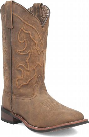 Laredo Womens Leather Western Boots In Tan