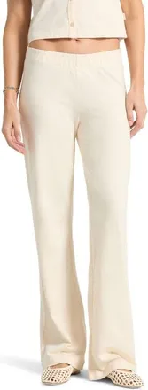 Brixton Siesta Wide Leg Knit Pants in Whitecap at Nordstrom, Size X-Large
