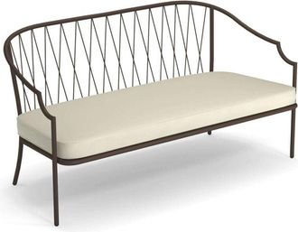 Emu Como Divano Due Posti Marrone India Cuscini Esclusi