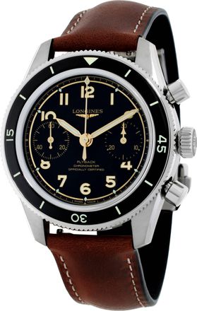 Longines Spirit Pilot Flyback Chronograph Manual Wind Mens Watch L37214532