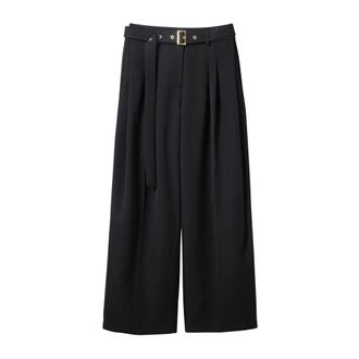 Desigual Dames, Broeken, Zwart, Maat: XS