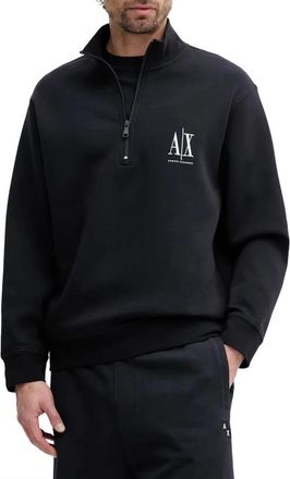A|X Armani Exchange Felpe sul petto e zip a 1/4 - - Sweatshirts & Hoodies - Uomo - Blu - L